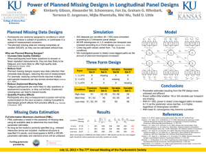 Power of Planned Missing Designs in Longitudinal Panel Designs