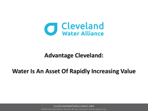 Advantage Cleveland: Water Is An Asset Of Rapidly Increasing Value