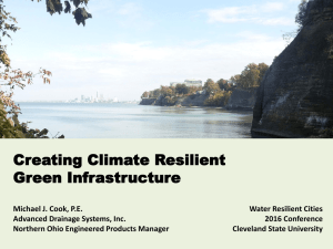 Creating Climate Resilient Green Infrastructure