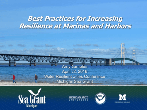 Best Practices for Increasing Resilience at Marinas and Harbors
