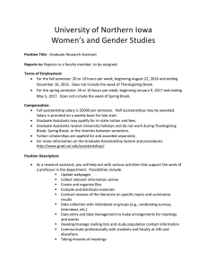 University of Northern Iowa Women’s and Gender Studies