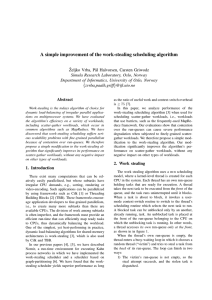A simple improvement of the work-stealing scheduling algorithm ˇ zvrba,paalh,griff