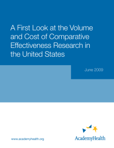A First Look at the Volume and Cost of Comparative