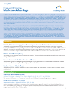 Medicare Advantage  January 2015