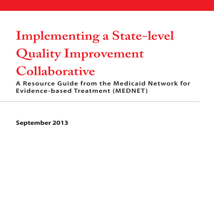 Implementing a State-level Quality Improvement Collaborative