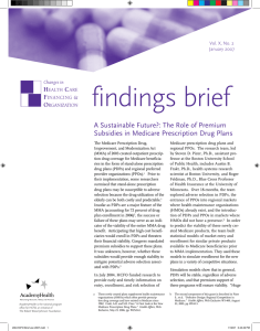 findings brief A Sustainable Future?: The Role of Premium September 2002