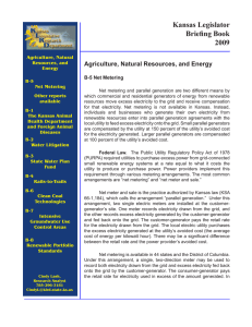 Kansas Legislator Briefing Book 2009 Agriculture, Natural Resources, and Energy