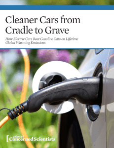 Cleaner Cars from Cradle to Grave Global Warming Emissions