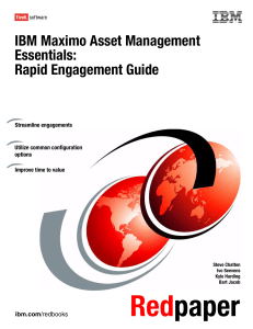 Red paper  IBM Maximo Asset Management