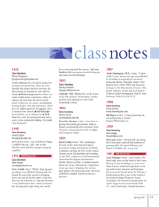 class notes 1942 1957