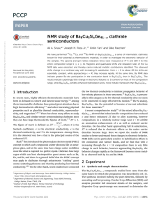 NMR study of Ba Cu Si Ge