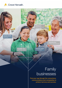 Family businesses Find your way through the connections, communications and complexities to