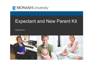Expectant and New Parent Kit October 2014