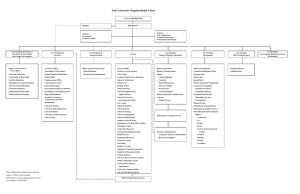 Yale University Organizational Chart