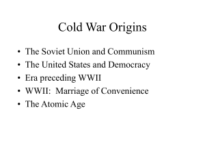 Cold War Origins