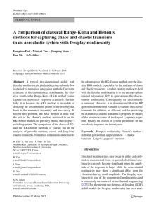 A comparison of classical Runge-Kutta and Henon’s