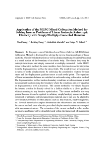 Application of the MLPG Mixed Collocation Method for