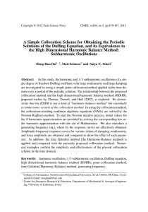 A Simple Collocation Scheme for Obtaining the Periodic