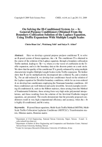 On Solving the Ill-Conditioned System Ax General-Purpose Conditioners Obtained From the