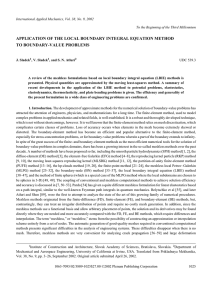 APPLICATION OF THE LOCAL BOUNDARY INTEGRAL EQUATION METHOD TO BOUNDARY-VALUE PROBLEMS