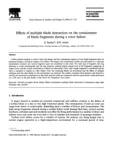 Effects  of  multiple  blade  interaction ... of  blade  fragments  during  a ...