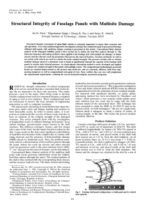 Structural Integrity of Fuselage Panels with Multisite Damage JOURNAL OF AIRCRAFT