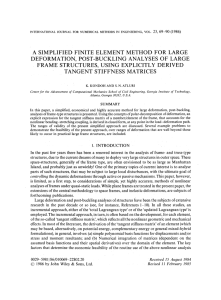 A  SIMPLIFIED FINITE ELEMENT METHOD FOR LARGE OF LARGE
