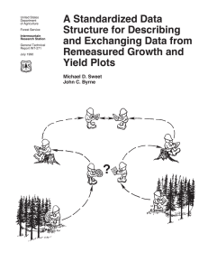 A Standardized Data Structure for Describing and Exchanging Data from Remeasured Growth and