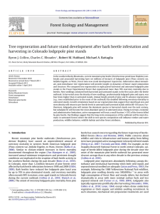 Forest Ecology and Management harvesting in Colorado lodgepole pine stands