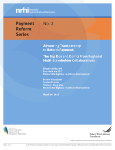 Payment Reform Series No. 2