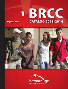 BRCC CATALOG 2013-2014 mybrcc.edu