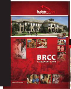 BRCC Catalog 2012 - 2013 CATALOG 2012-2013