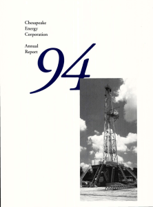 Corporation Energy Annual Report