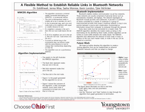A Flexible Method to Establish Reliable Links in Bluetooth Networks