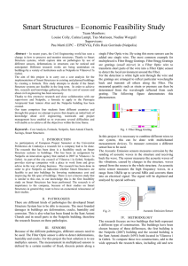 Smart Structures – Economic Feasibility Study