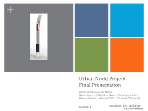 + Urban Node Project Final Presentation