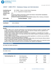 340457 - DABD-I7P23 - Databases Design and Administration