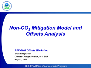 Non-CO Mitigation Model and Offsets Analysis 2