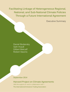 Facilitating Linkage of Heterogeneous Regional, National, and Sub-National Climate Policies