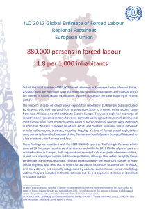 880,000 persons in forced labour 1.8 per 1,000 inhabitants Regional Factsheet