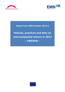 Policies, practices and data on unaccompanied minors in 2014 – SWEDEN –