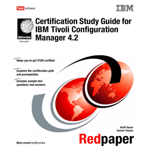 Certification Study Guide for IBM Tivoli Configuration Manager 4.2 Front cover