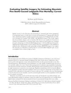 Evaluating Satellite Imagery for Estimating Mountain