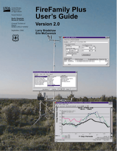 FireFamily Plus User’s Guide Version 2.0 Larry Bradshaw