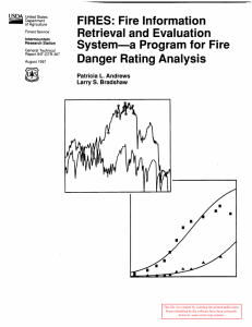 FIRES:  Fire Information Retrieval and Evaluation System-a Program for Fire