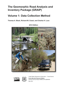 The Geomorphic Road Analysis and Inventory Package (GRAIP)