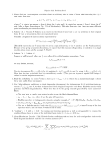 Physics 312: Problem Set 3