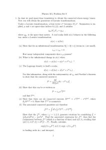 Physics 315, Problem Set 9