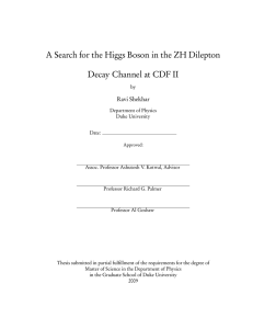 A Search for the Higgs Boson in the ZH Dilepton