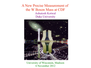 A New Precise Measurement of the W Boson Mass at CDF